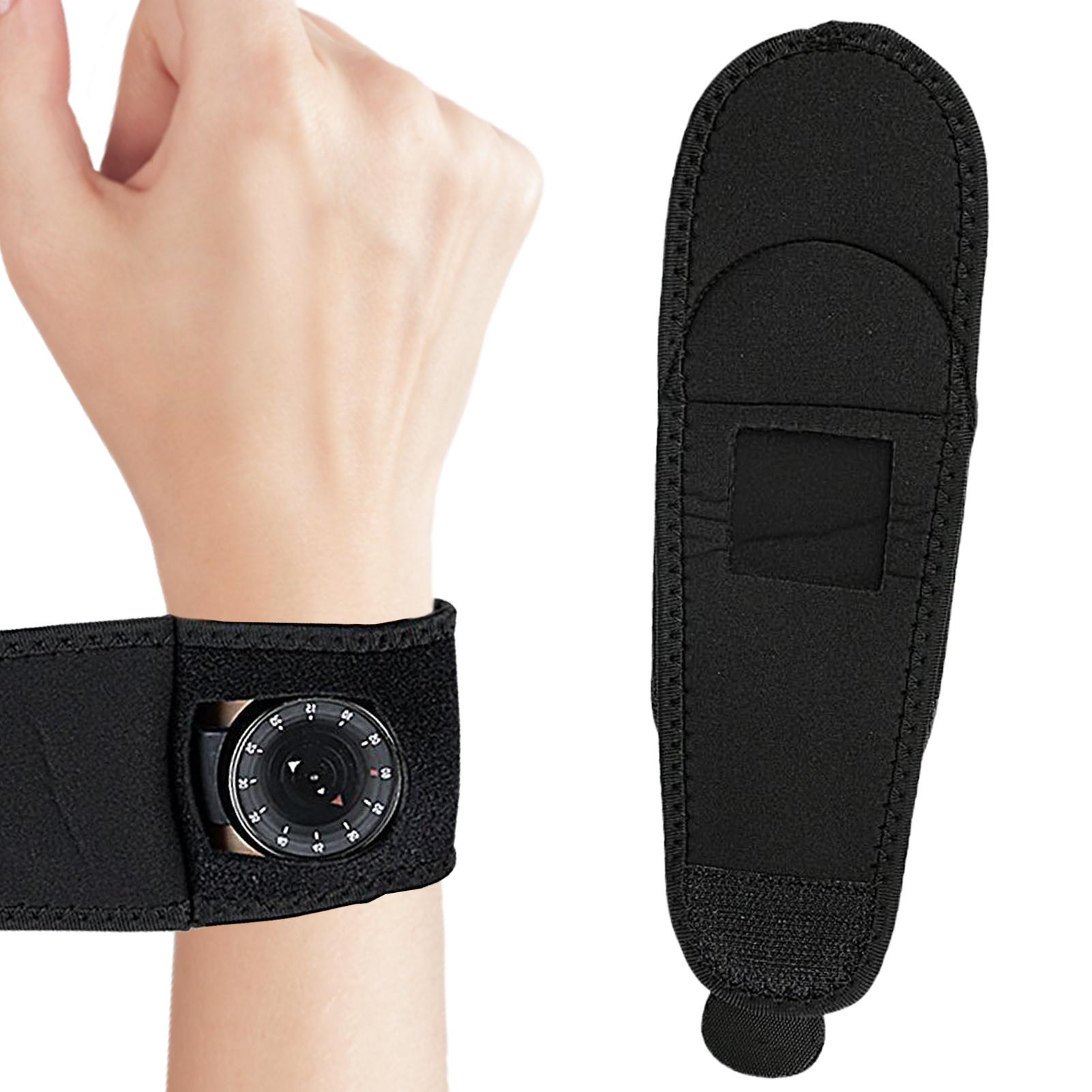 Wrist Wraps - 時計バンドカバー メンズ用時計バンドカバー 内蔵クッション構造 汗防止ラップ ランニング用 女性