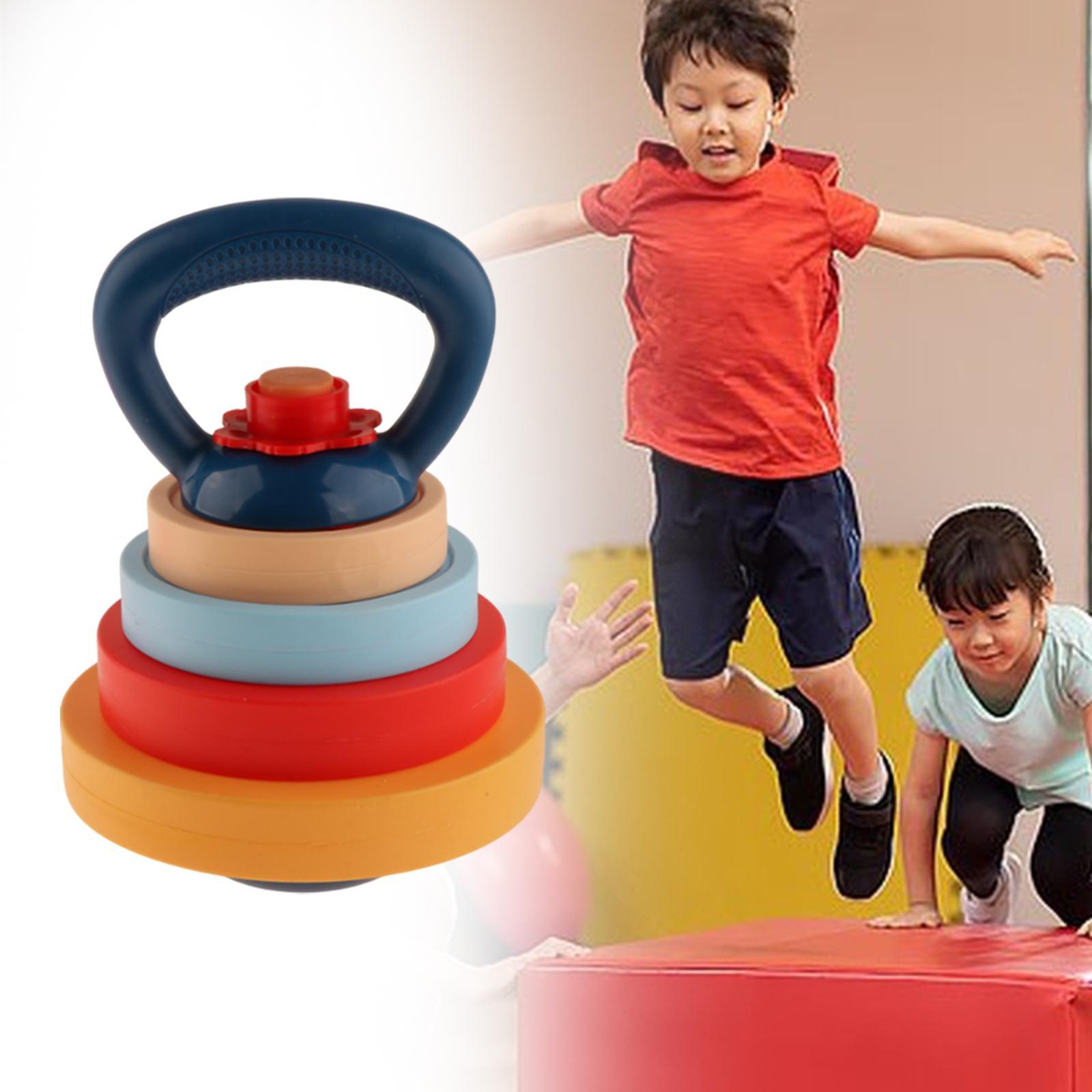 幼児向けケトルベル・ダンベルフィットネスセット。子供たちの室 - Kettlebell のレビューと価格
