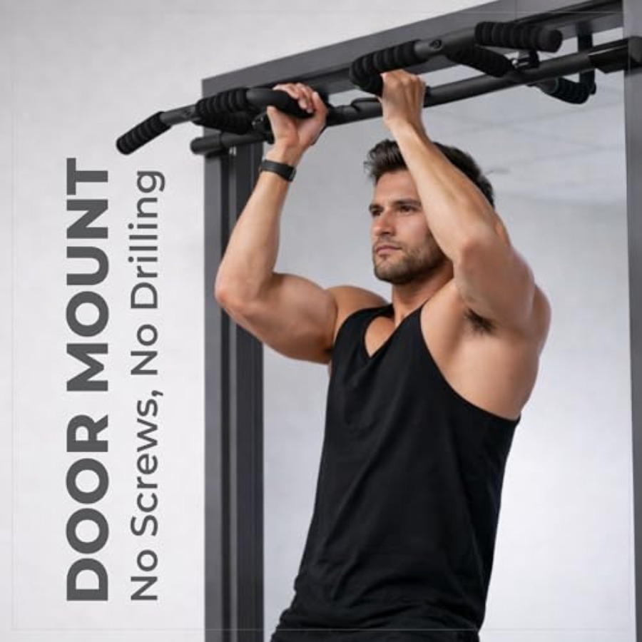 ドア枠懸垂バー セット サスペンションストラップ付き マルチ - Pull Up Bar のレビューと価格